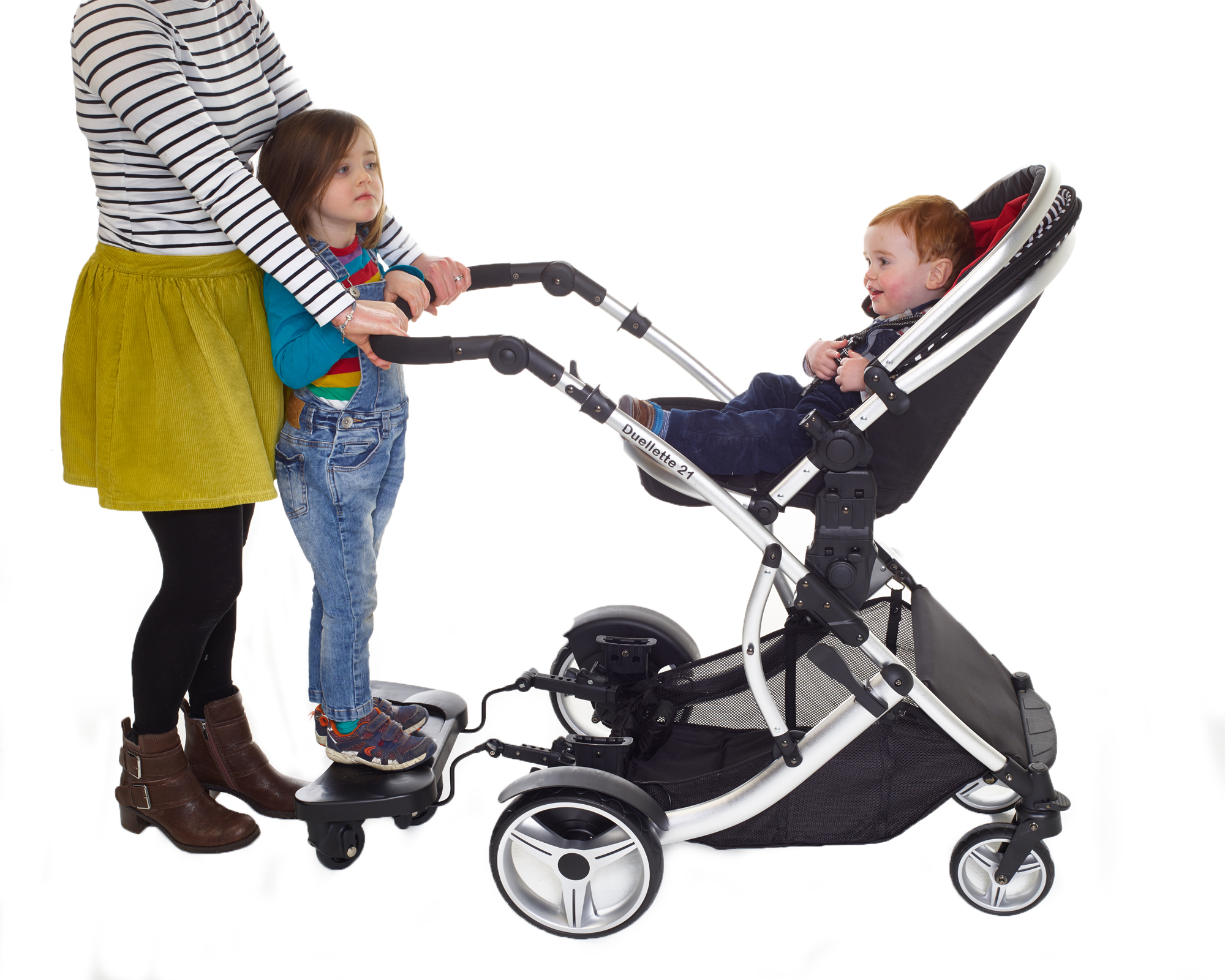 pushchair with buggy board