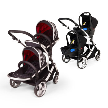 tandem travel pram