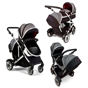 tandem travel pram