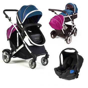 tandem travel pram